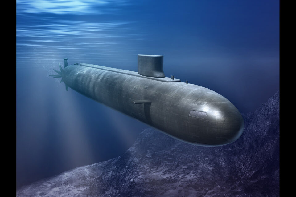 El submarino puede sumergirse profundamente para evitar la detección en la superficie y llegar a su objetivo.